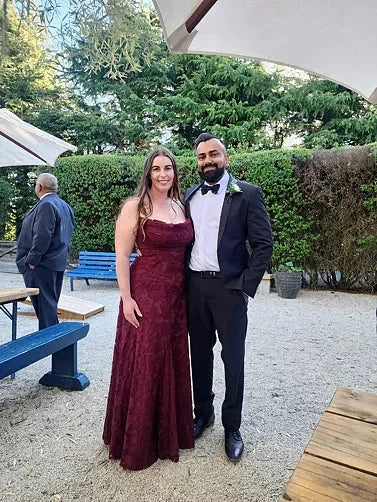 Aveline – La Robe Grâce Florissante — photo d'un client 1