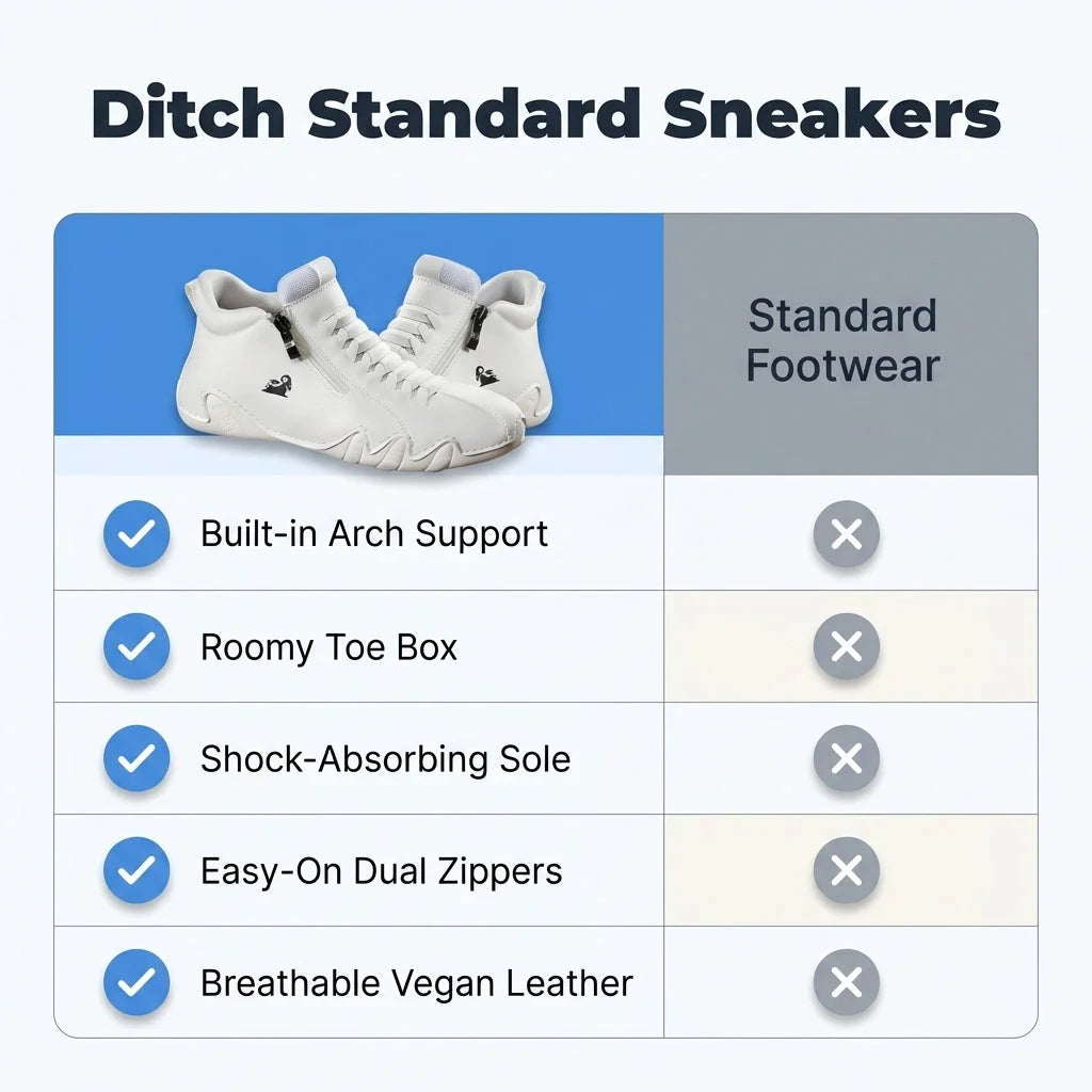 Pustende ortopediske sneakers — bilde 2