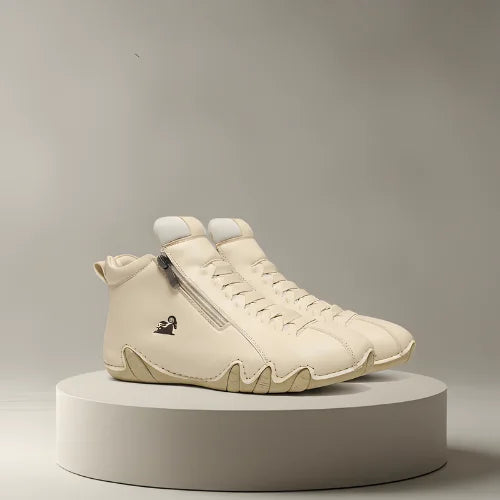 Pustende ortopediske sneakers — Beige, bilde 7