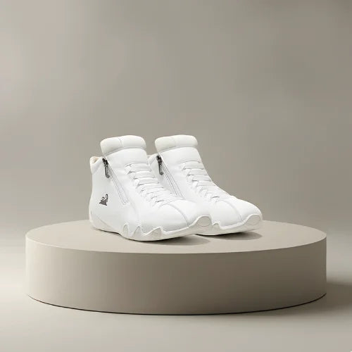 Pustende ortopediske sneakers — Hvit, bilde 8