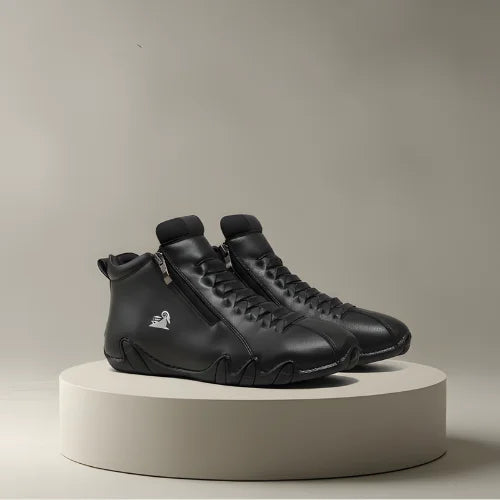 Pustende ortopediske sneakers — Svart, bilde 9