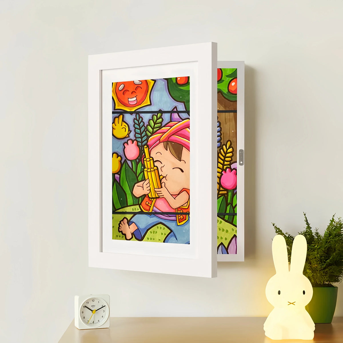 Cadre Mémoire - Cadre Pour Dessins d'Enfants — Blanc, photo 9