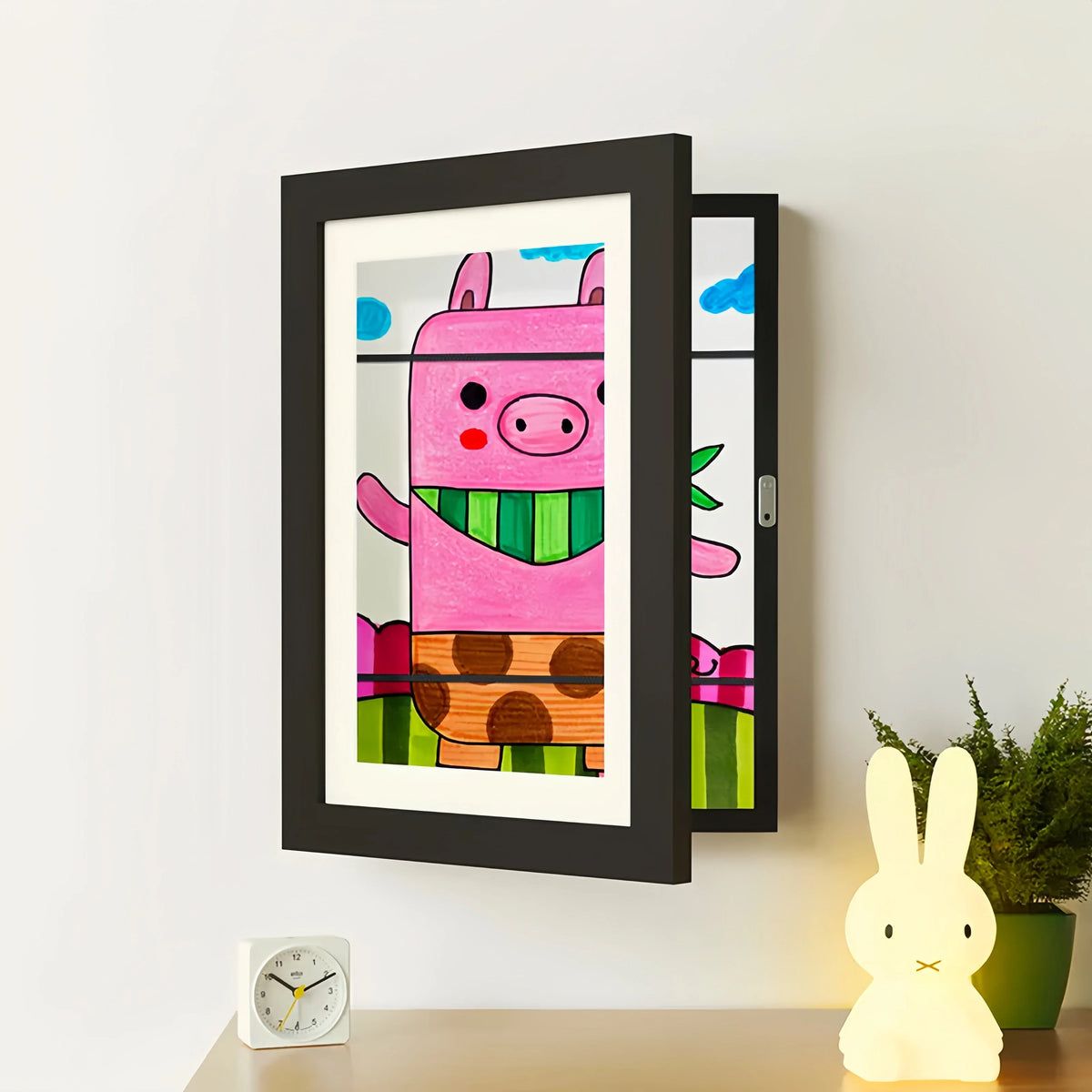 Cadre Mémoire - Cadre Pour Dessins d'Enfants — Noir, photo 10