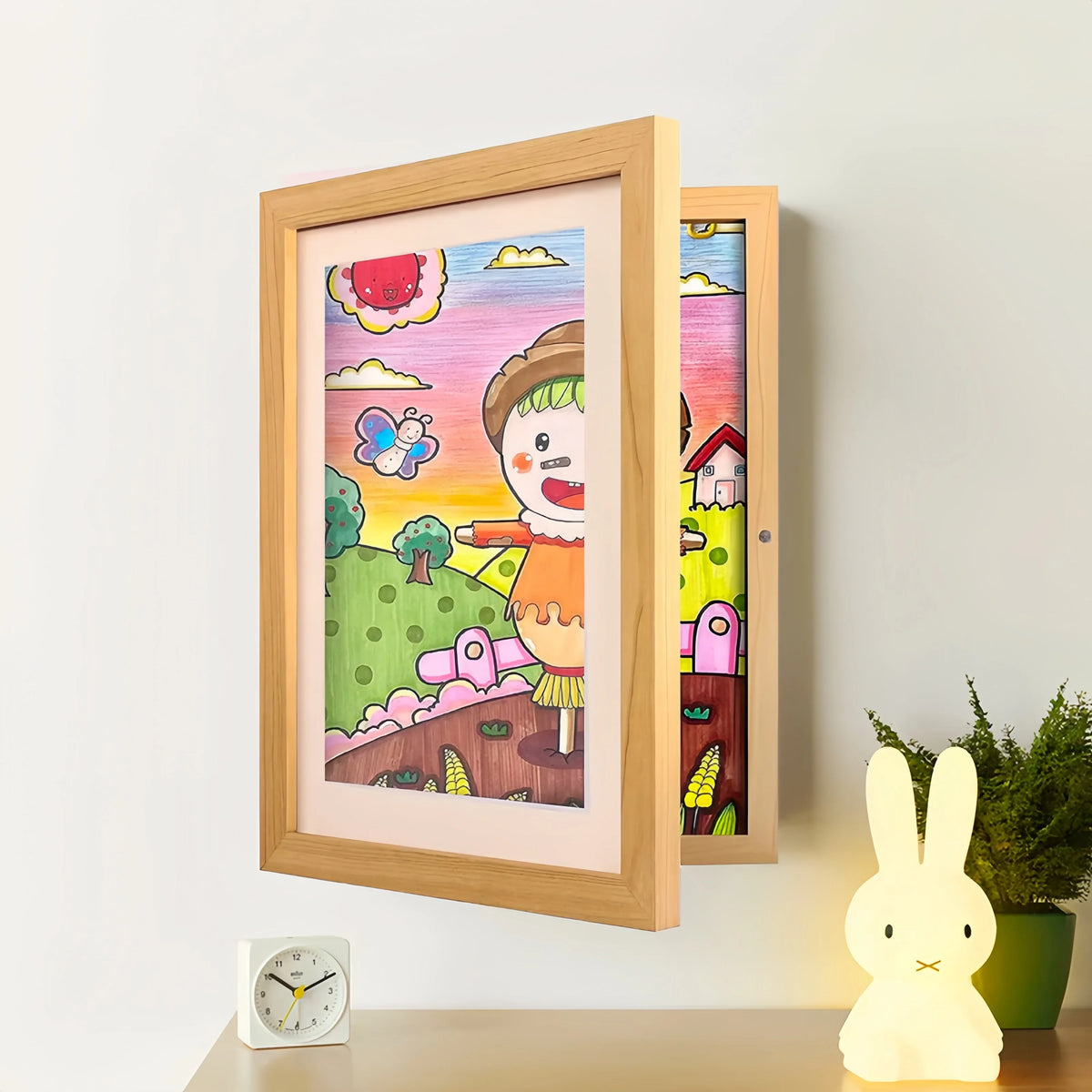 Cadre Mémoire - Cadre Pour Dessins d'Enfants — Bois, photo 11