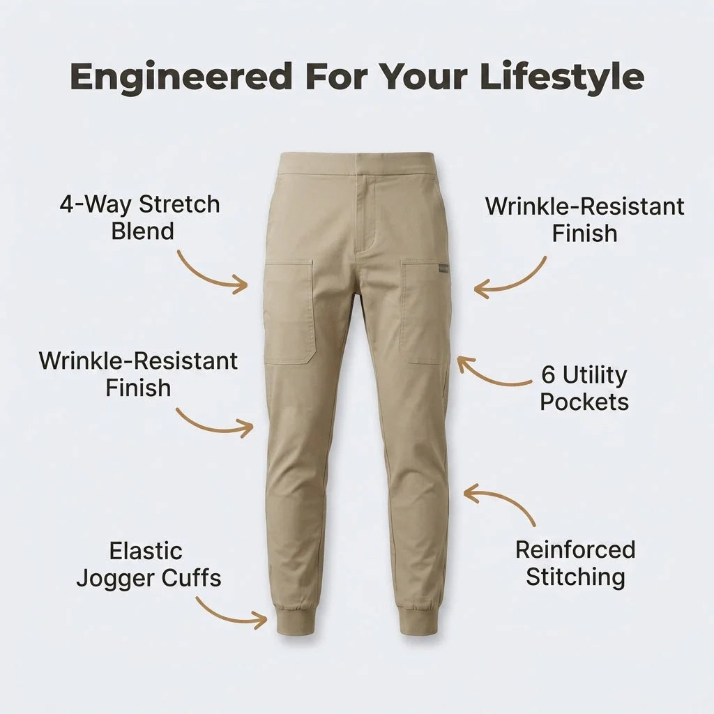 Premium Stretch Cargo Jeans – Comfort and Style — photo 2